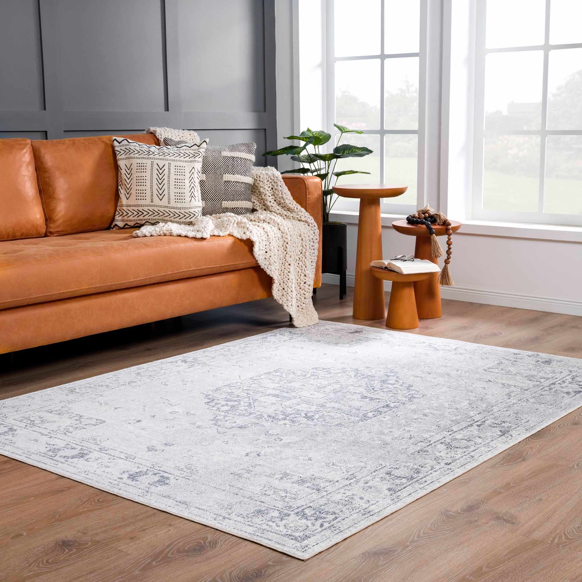 Akram Antrasit Flat Pile Washable Rug – Boutique Rugs, view 16