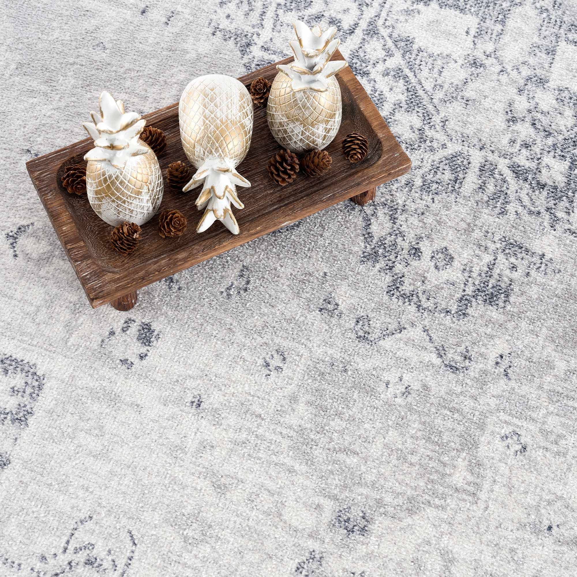 Akram Antrasit Flat Pile Washable Rug – Boutique Rugs, view 13