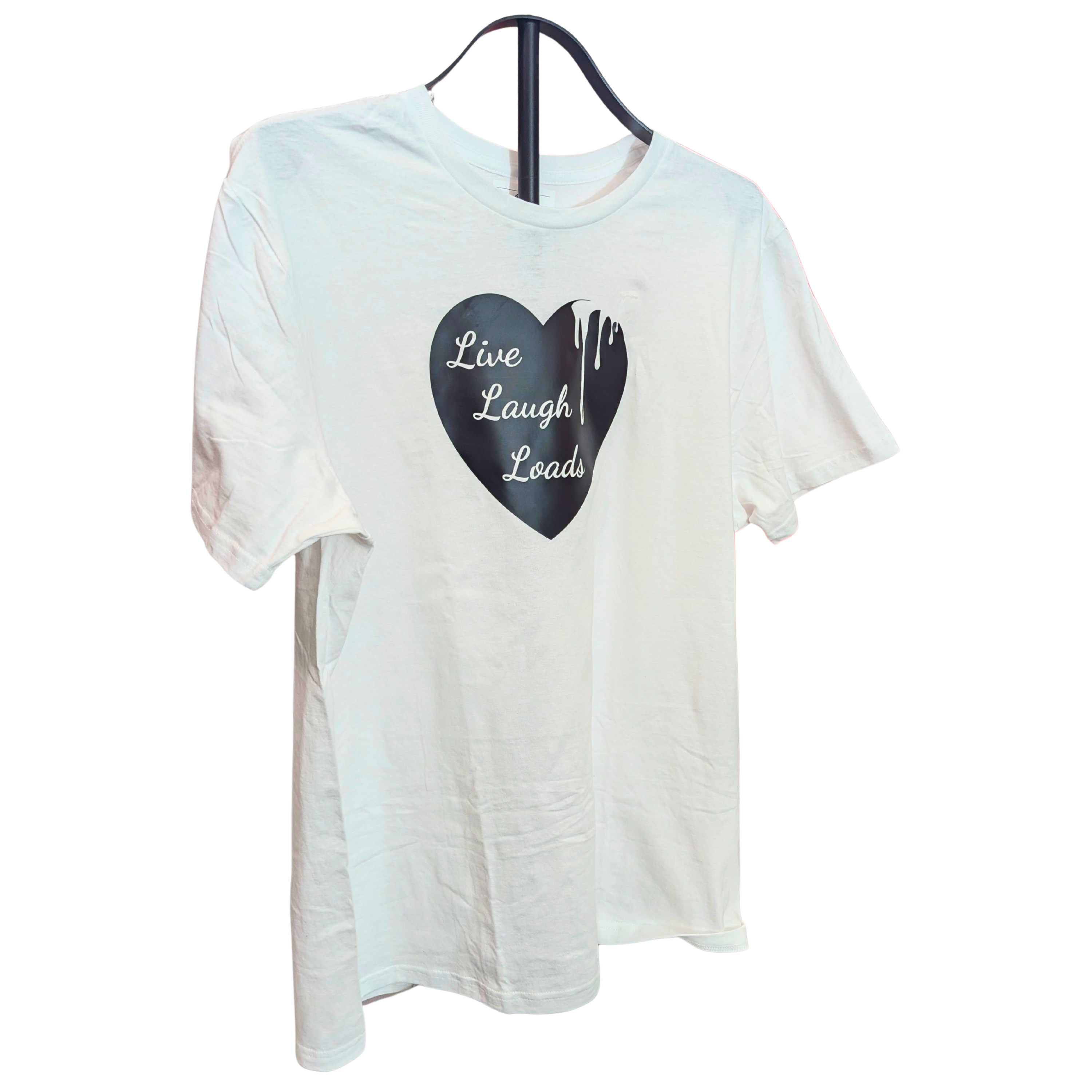 Hustle City Clothing Live Laugh Loads Graphic T-Shirt — lifestyle context