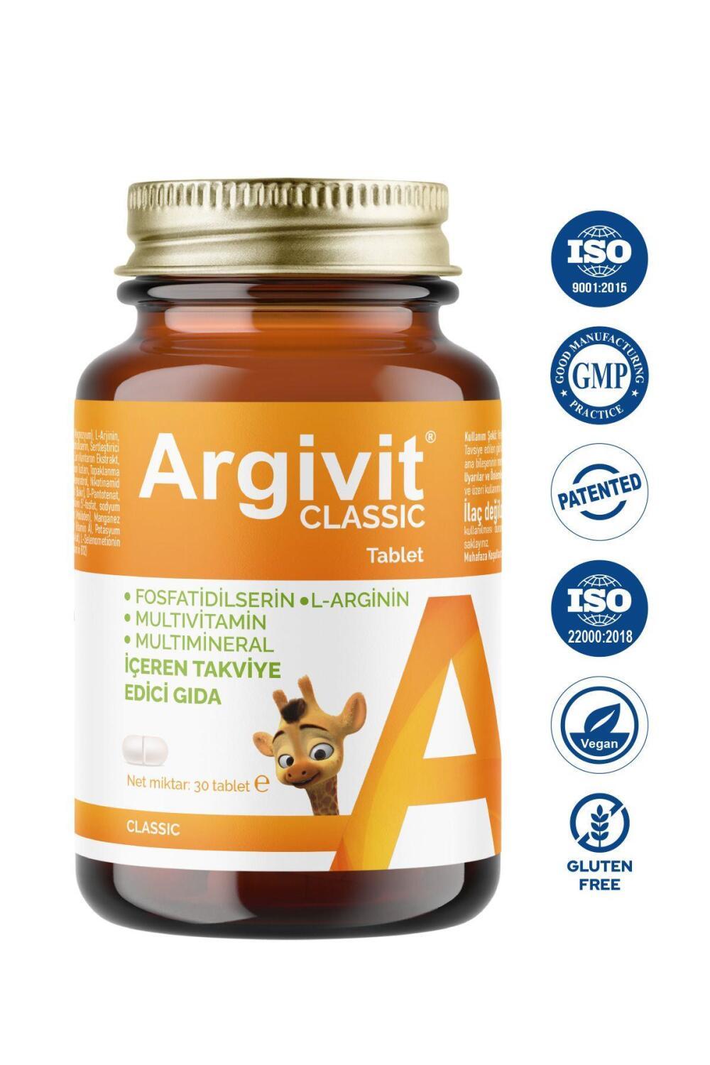 Argivit Multivitamin Supplement - 30 Tablets