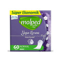 Molped Daily Sanitary Pads for Women - Comfortable, Breathable, and Dermatologically Approved - 60 Count