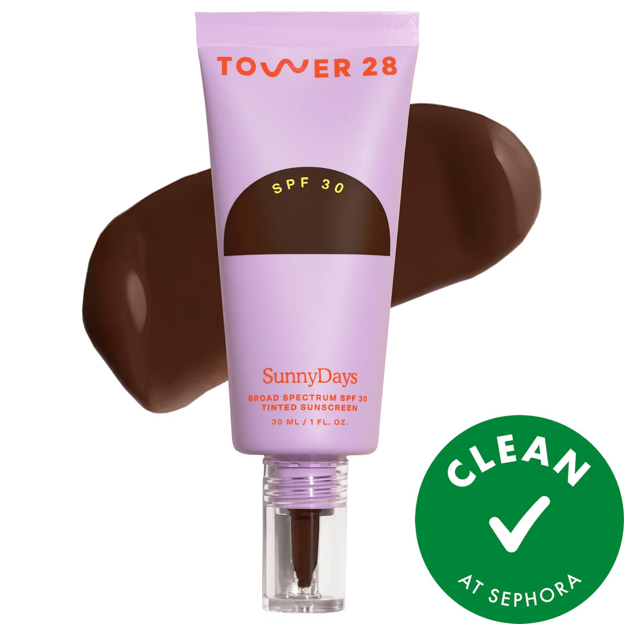 SunnyDays SPF 30 Tinted Sunscreen Foundation - Natural Finish, Vegan & Cruelty-Free