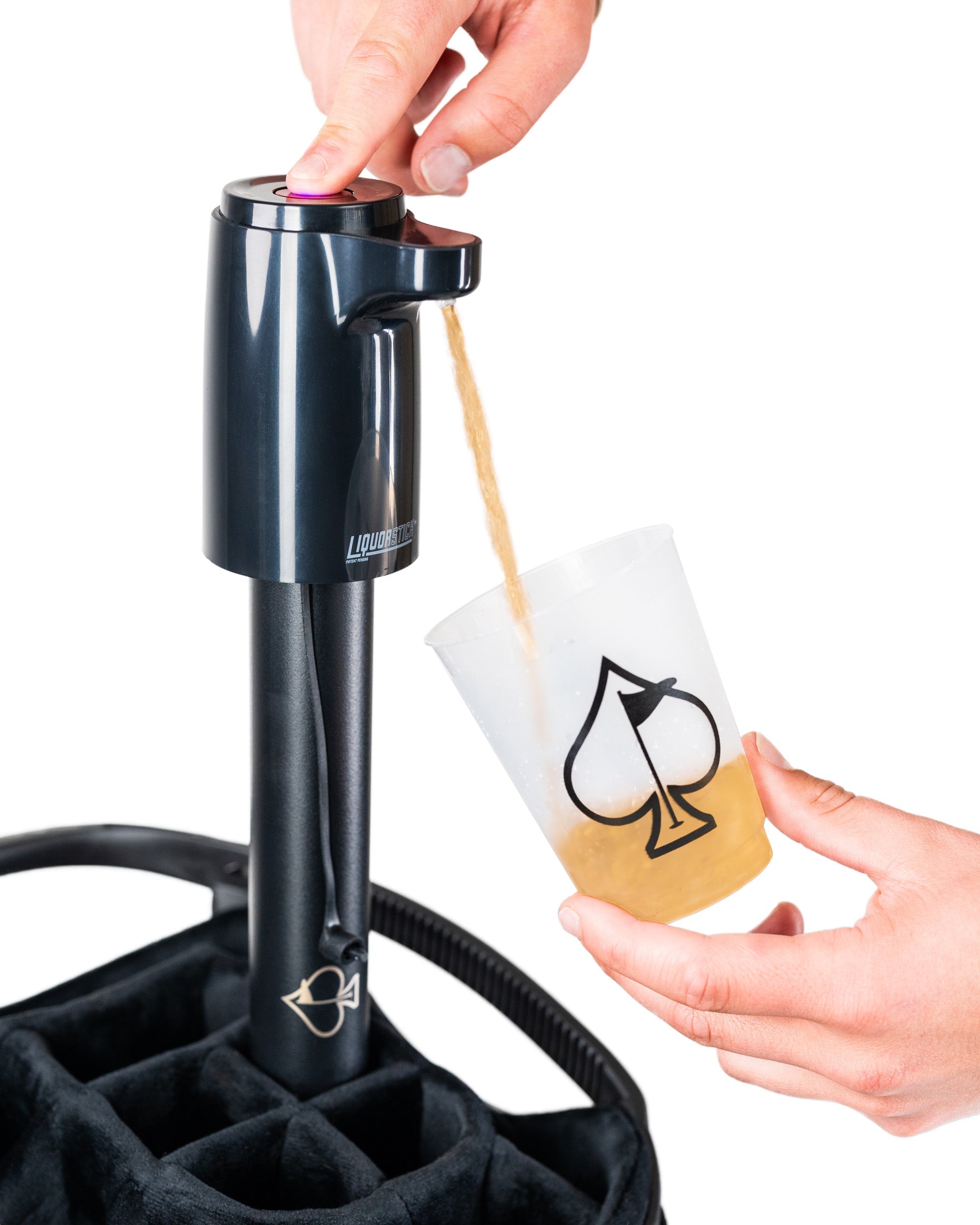 Pins and Aces LiquorStick® 3.0 - Black — main product shot
