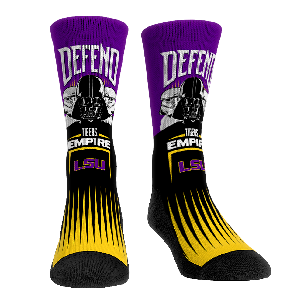 Rock 'Em Socks Rock 'Em Socks LSU Tigers - Star Wars  - Defend The Empire — main product shot