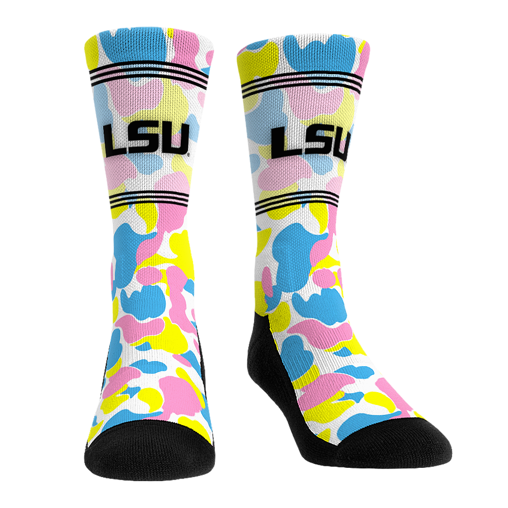 Rock 'Em Socks Rock 'Em Socks LSU Tigers - Easter Ink — main product shot