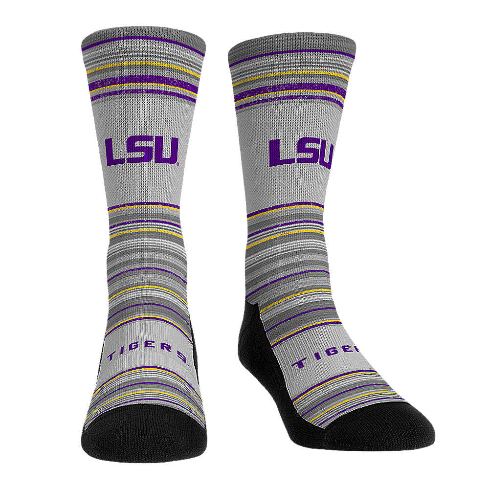 Rock 'Em Socks Rock 'Em Socks LSU Tigers - Heather Classics — main product shot