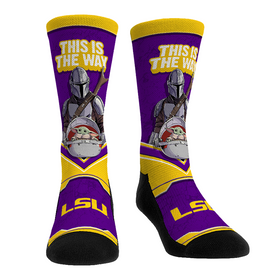 Rock 'Em Socks LSU Tigers - Star Wars  - This Is The Way