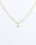 KADOU BOUTIQUE Mini Pave Initial Necklace — main product shot
