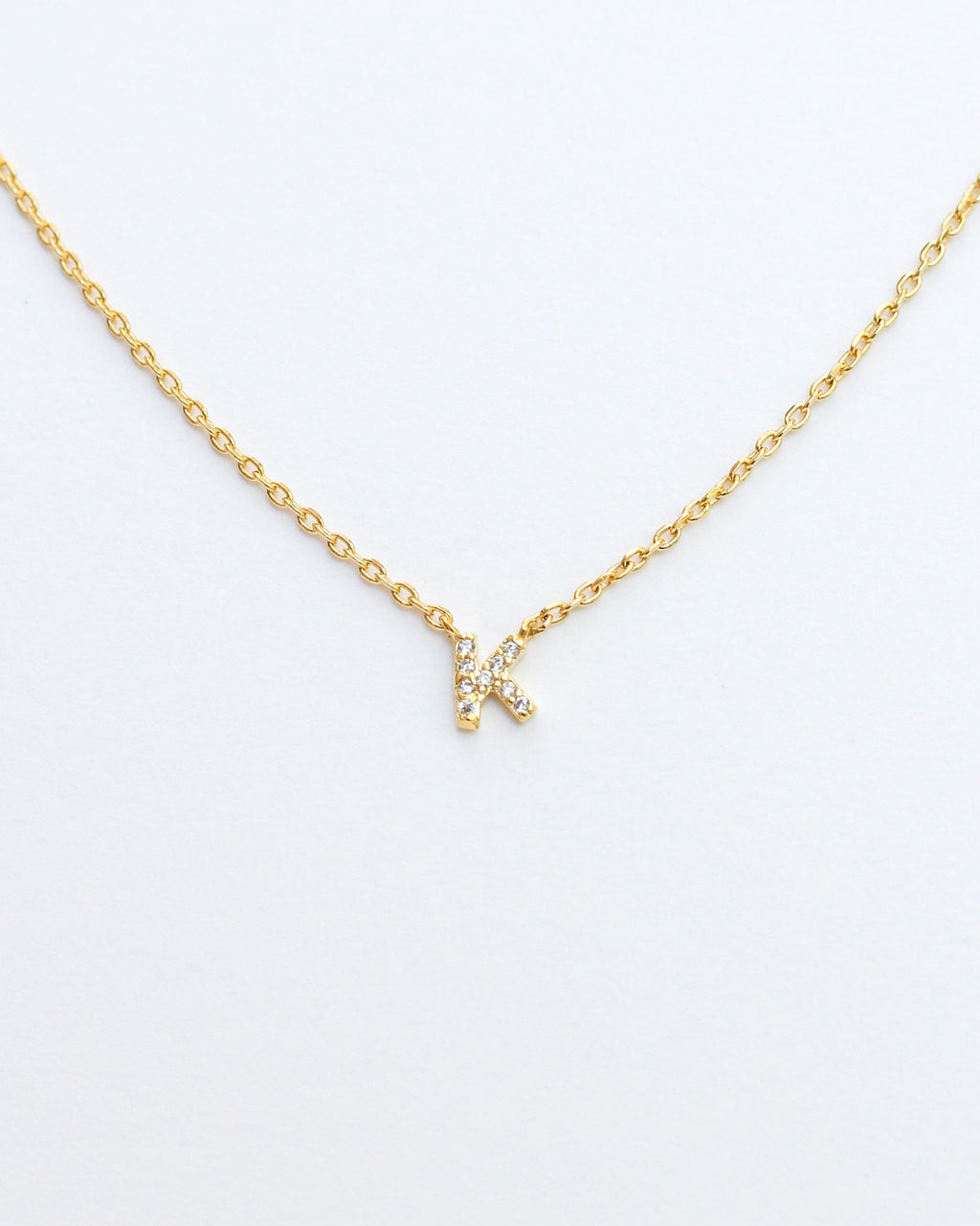 KADOU BOUTIQUE Mini Pave Initial Necklace — packaging