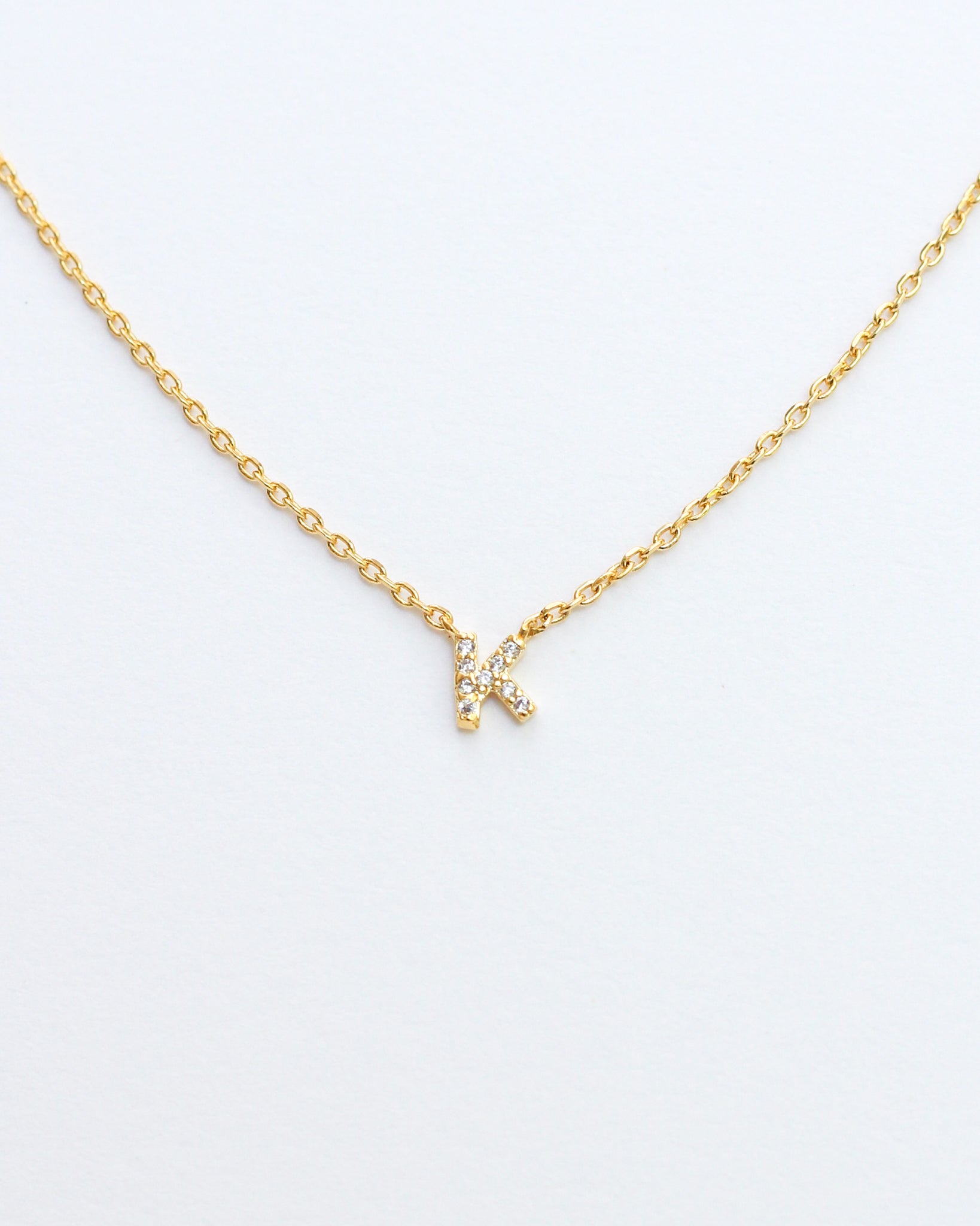 KADOU BOUTIQUE Mini Pave Initial Necklace — packaging