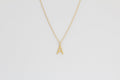 KADOU BOUTIQUE Letter Pendent Necklace — main product shot