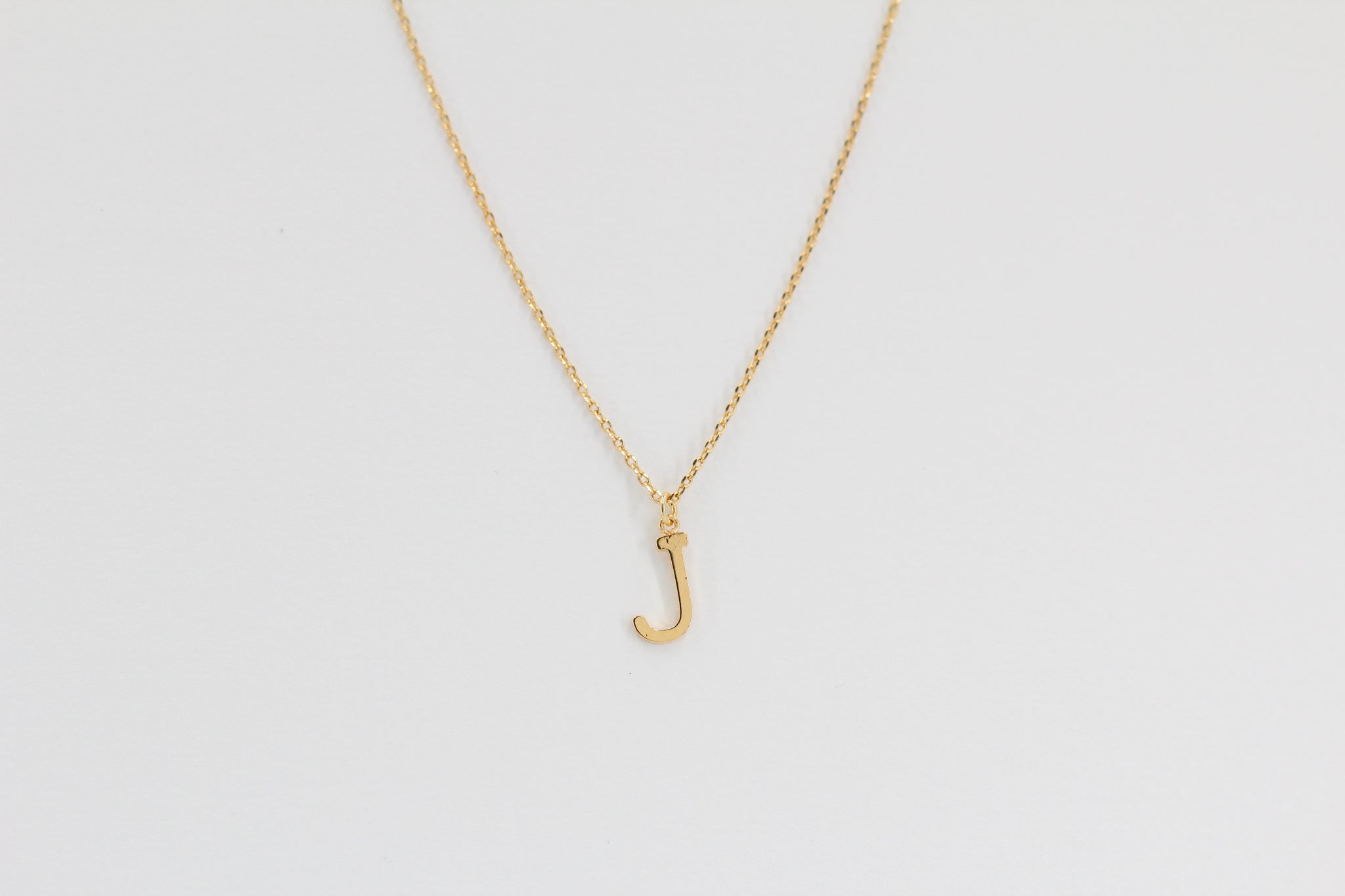 KADOU BOUTIQUE Letter Pendent Necklace — back view