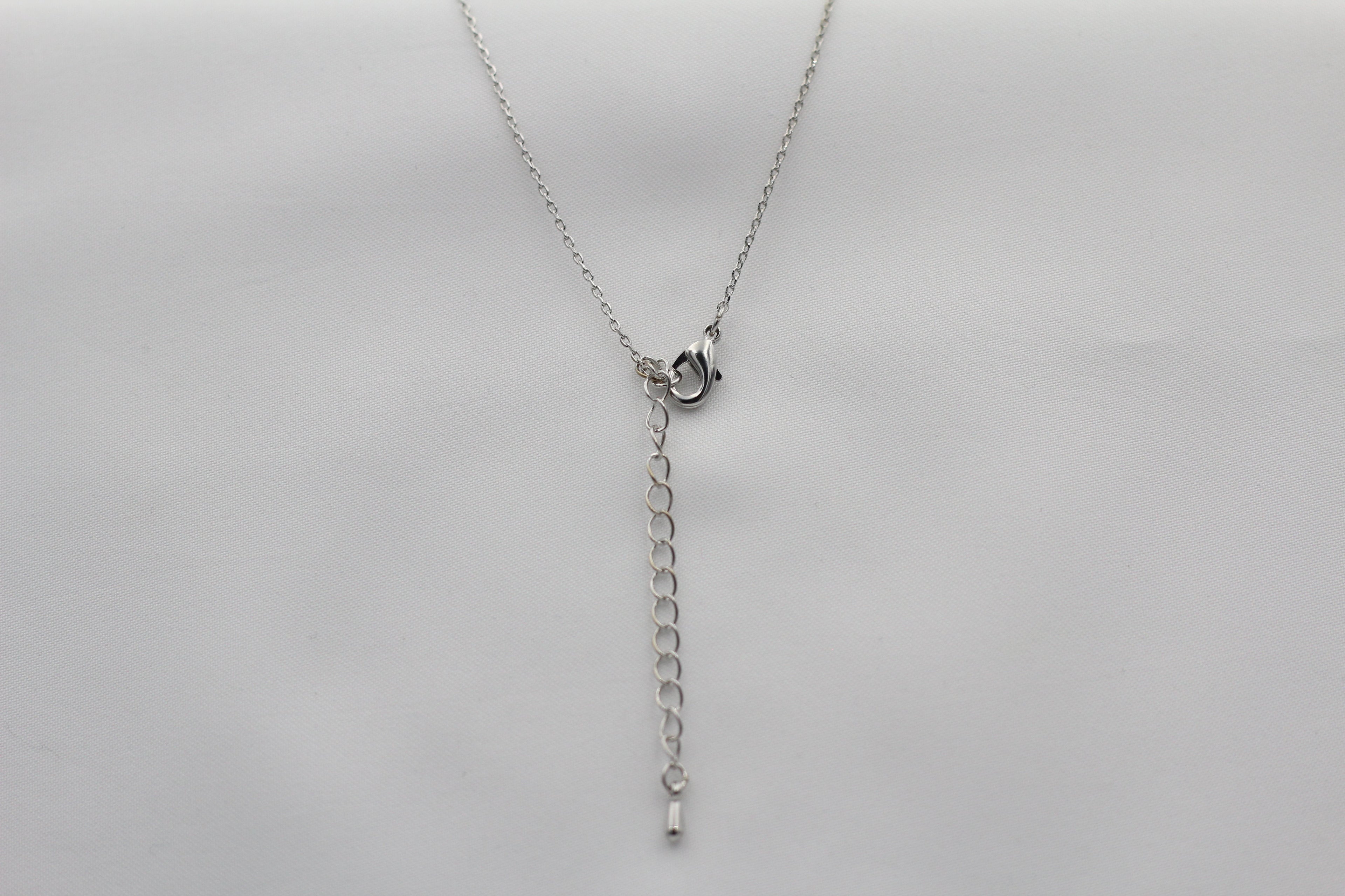 KADOU BOUTIQUE Courage Necklace - Dainty Script — alternative angle