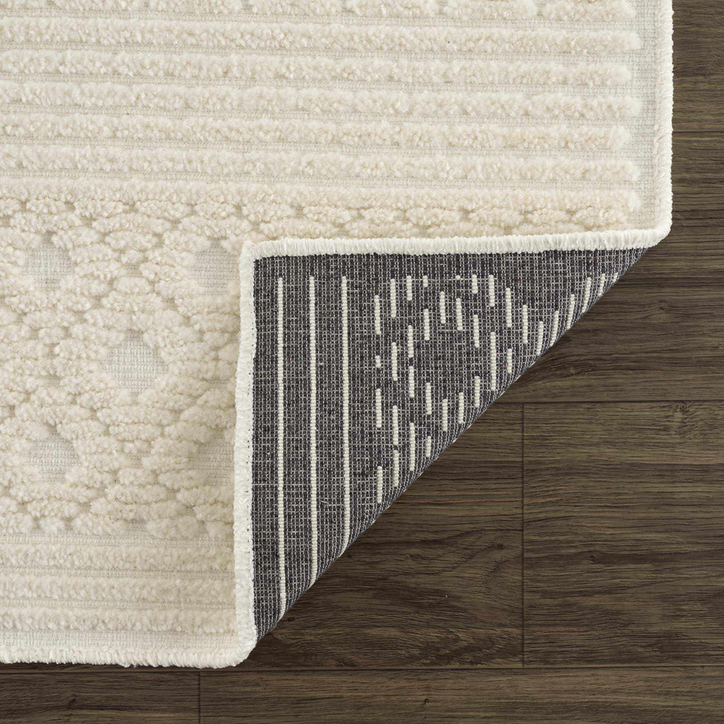 Drago White Washable Area Rug – Boutique Rugs, view 9