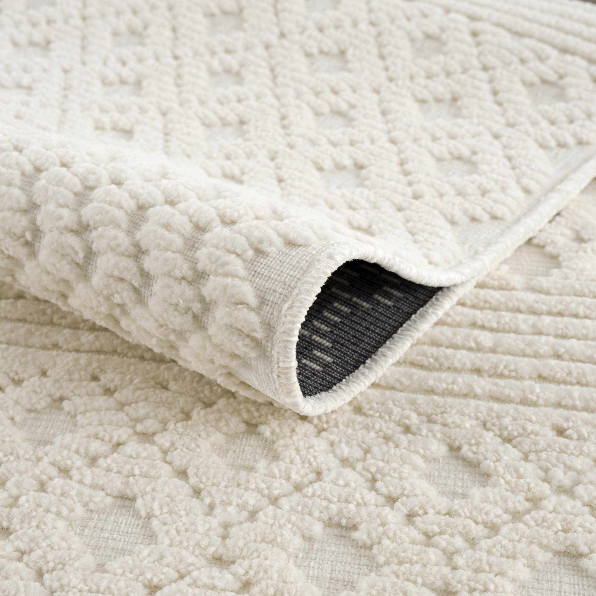 Drago White Washable Area Rug – Boutique Rugs, view 10