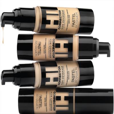 Pastel High Coverage Liquid Foundation: Flawless Matte Finish, Imperfection Concealer - Long Lasting Full Coverage Makeup