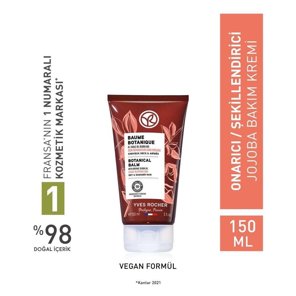 Jojoba Hair Care Cream by Baume Botanique - Repairing, Nourishing & Styling Hair Treatment