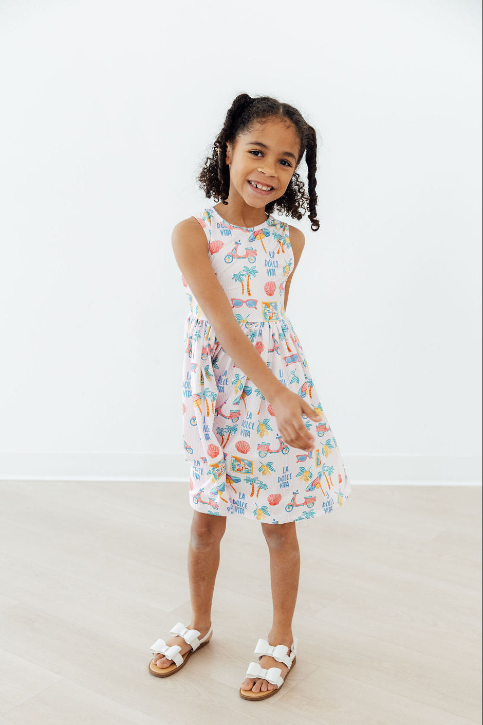 Mila & Rose ® La Dolce Vita Tank Twirl Dress — back view