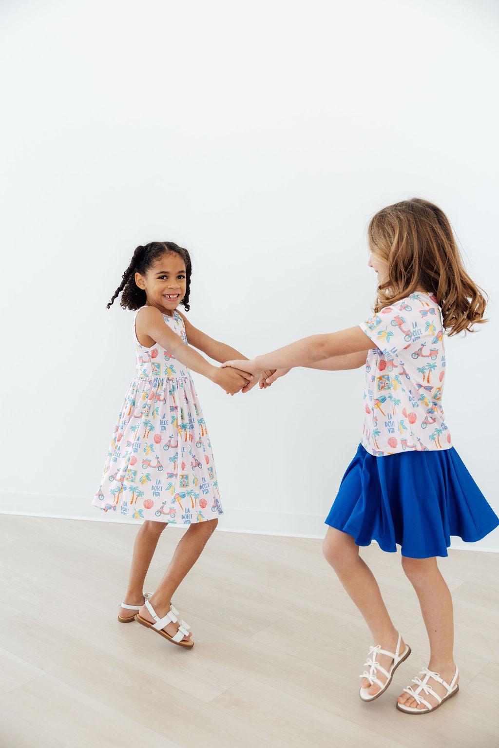 Mila & Rose ® La Dolce Vita Tank Twirl Dress — alternative angle