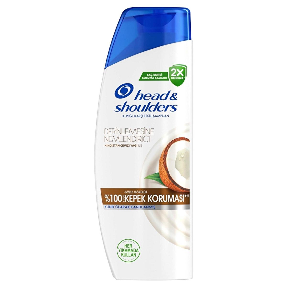 Head & Shoulders Anti-Dandruff Shampoo with Coconut Oil - Moisturizing, Dermatologically Tested - 11.16 fl oz