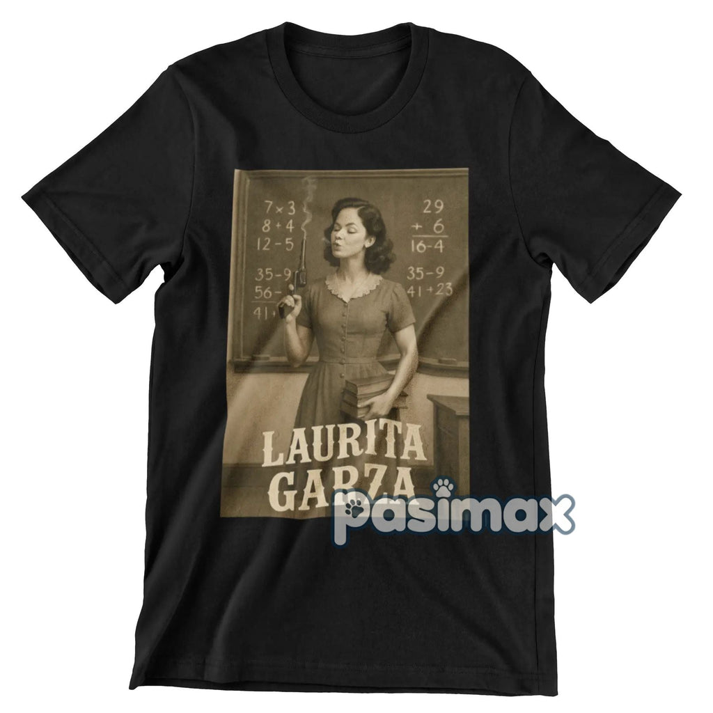 Pasimax "La Maestra de la Escuela" T-shirt — detail close-up