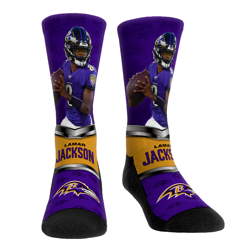 Rock 'Em Socks Rock 'Em Socks Lamar Jackson - Baltimore Ravens - Highlight — main product shot