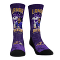 Rock 'Em Socks Rock 'Em Socks Lamar Jackson - Baltimore Ravens  - Retro Photo — main product shot
