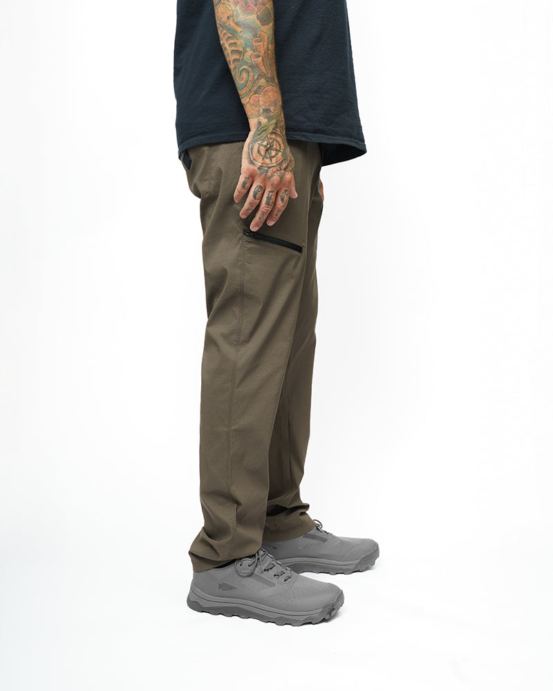 Off The Grid Surplus Lancer Taper Fit Pant - Beluga Brown — alternative angle