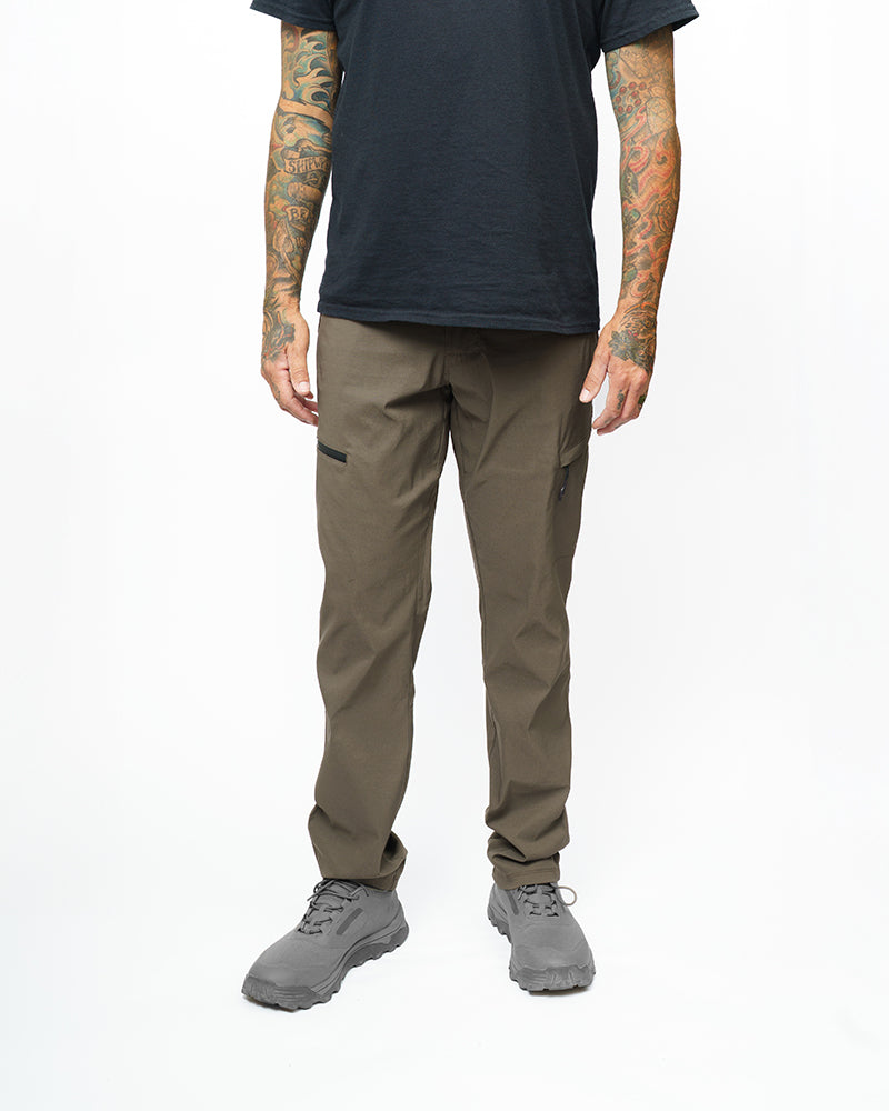 Off The Grid Surplus Lancer Taper Fit Pant - Beluga Brown — lifestyle context