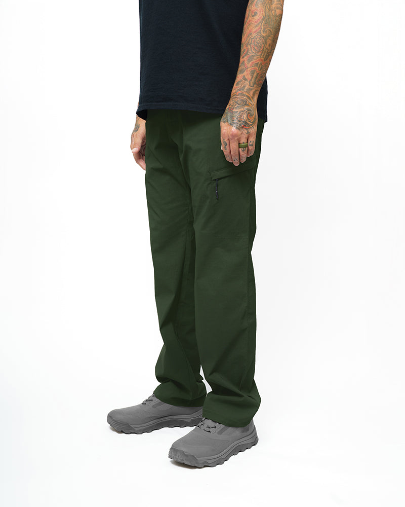 Off The Grid Surplus Lancer Standard Fit Pant - Dk Army — detail close-up