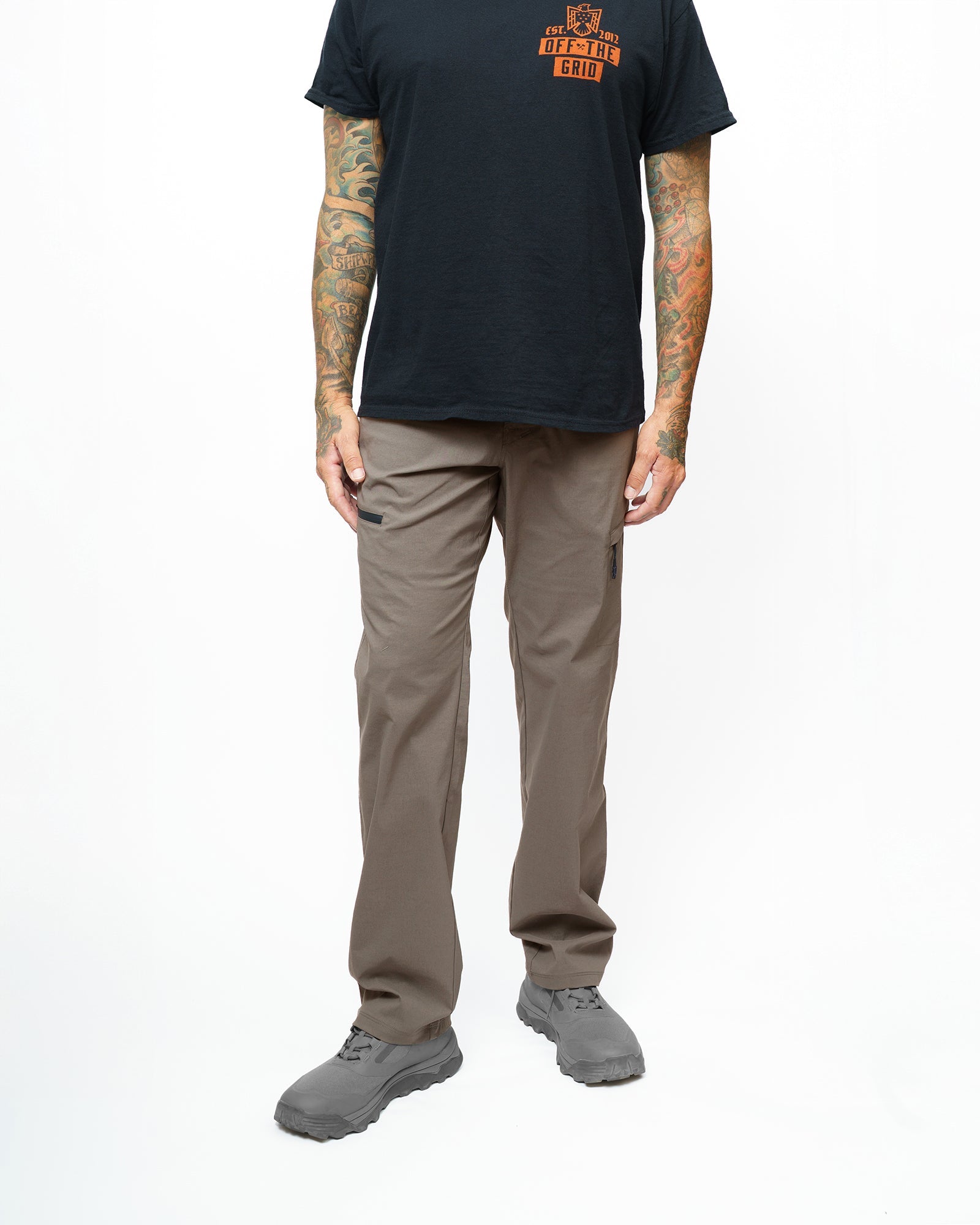 Off The Grid Surplus Lancer Standard Fit Pant - Deadwood — detail close-up
