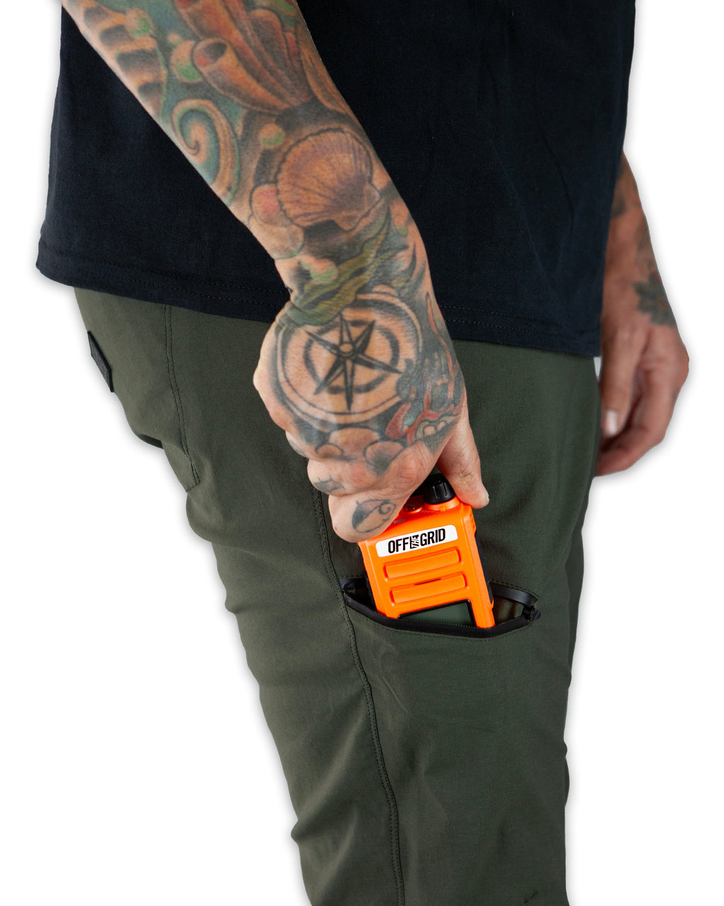 Off The Grid Surplus Lancer Standard Fit Pant - Dk Army — alternative angle