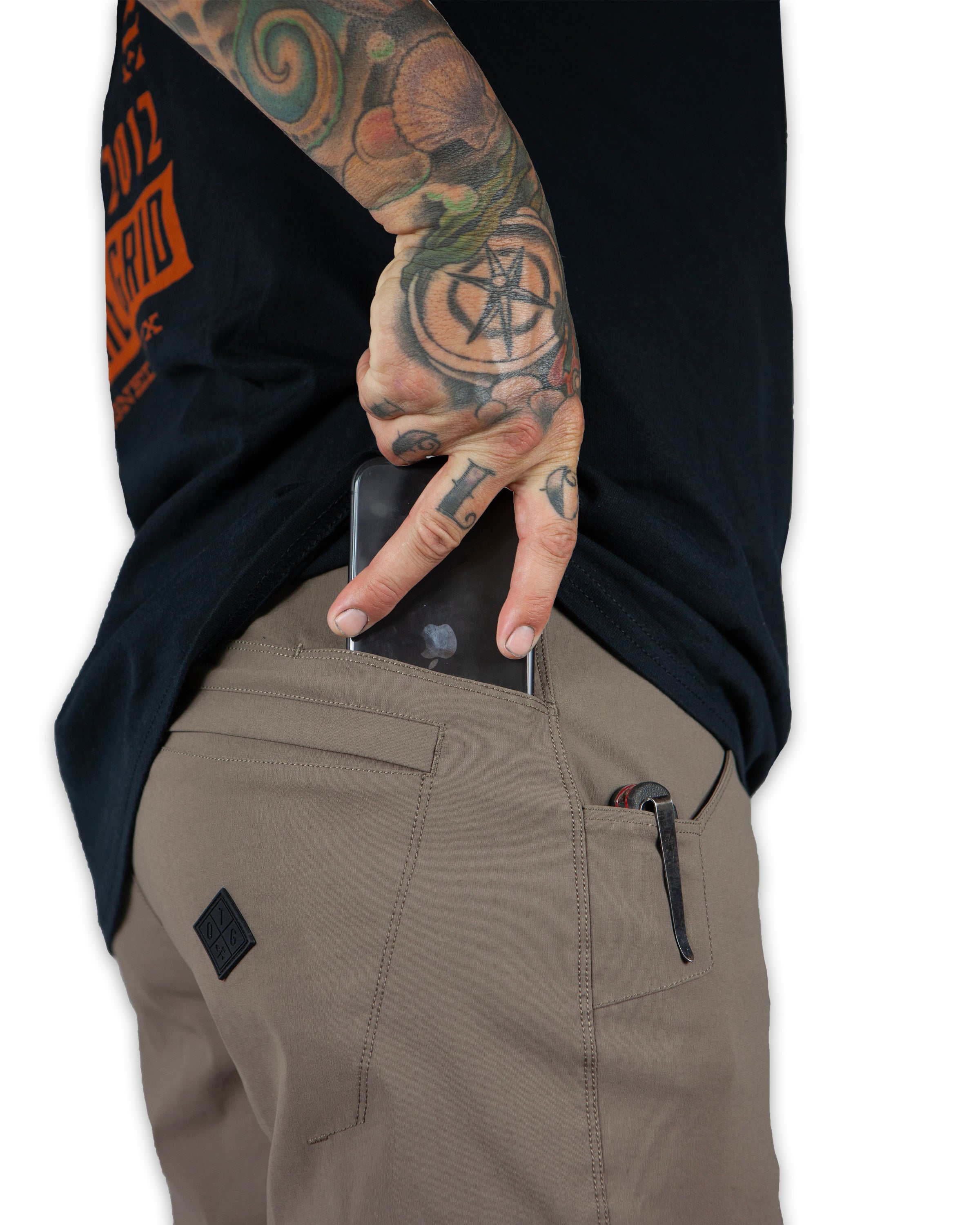 Off The Grid Surplus Lancer Taper Fit Pant - Deadwood — color detail