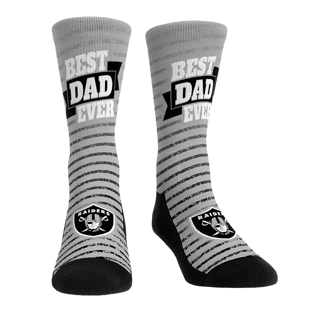 Rock 'Em Socks Rock 'Em Socks Las Vegas Raiders - Best Dad Ever — main product shot