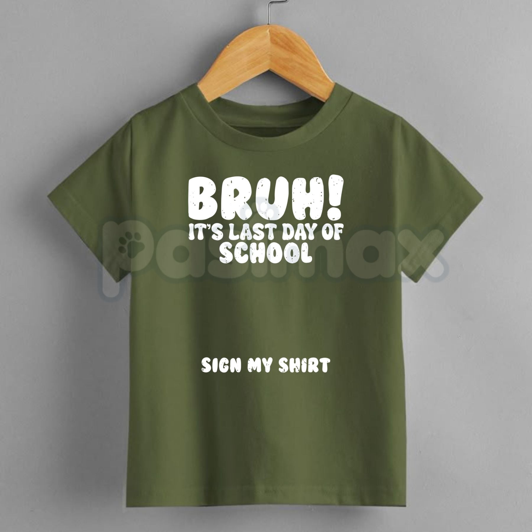 "Last Day Of School Sign My Shirt" Kids Tee – Interactive Class of 2026 Graphic Top, Remastered Heavy Cotton Student Keepsake Shirt, Soft Lived-In Graduation Party Apparel, Made in USA
