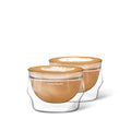 Latte Master Glass - 250ml/8.5oz (Set of 2) – Ovalware
