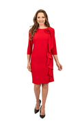 KADOU BOUTIQUE Lauren Flower Ruffle Dress — main product shot