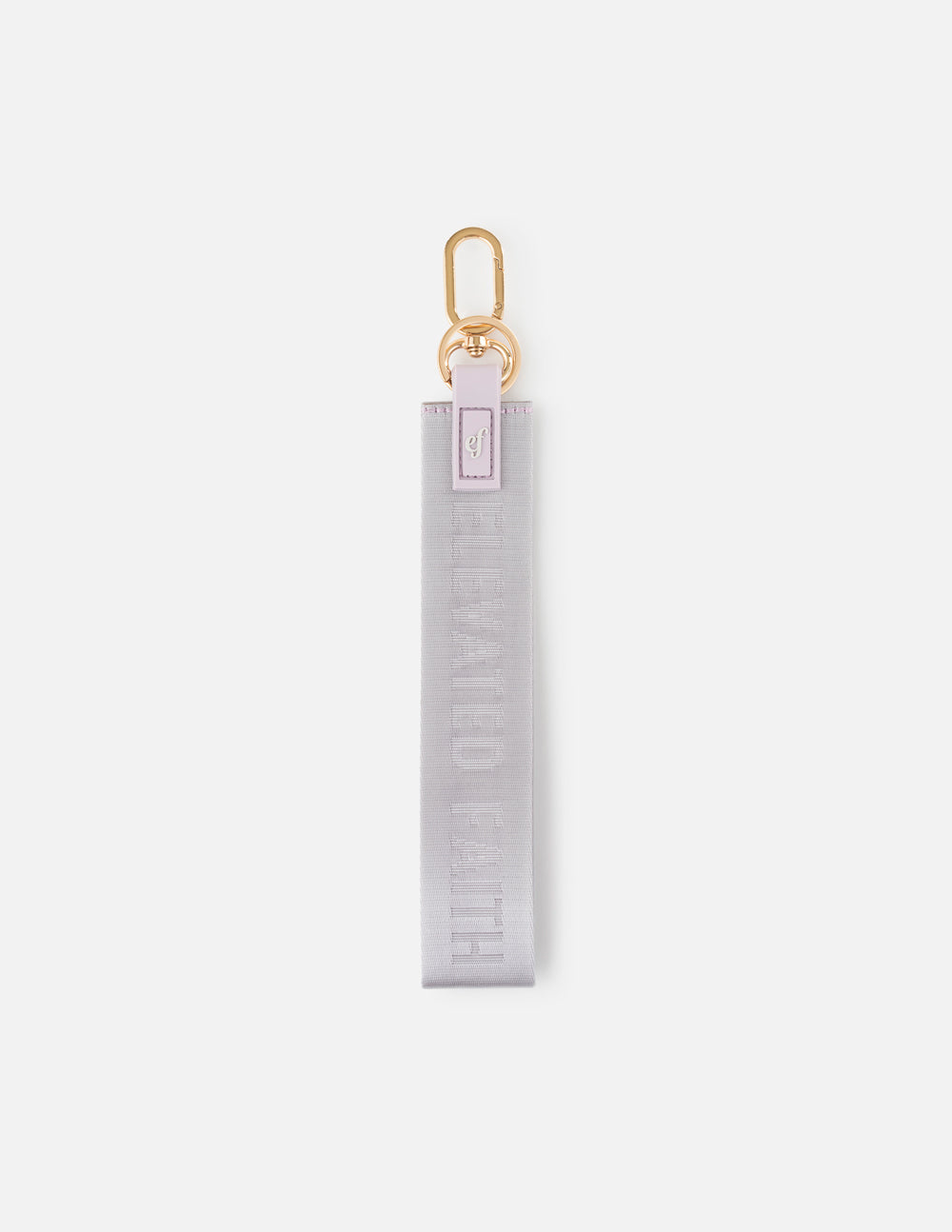 Elevated Faith Lavender Oversized Logo Keychain — main product shot