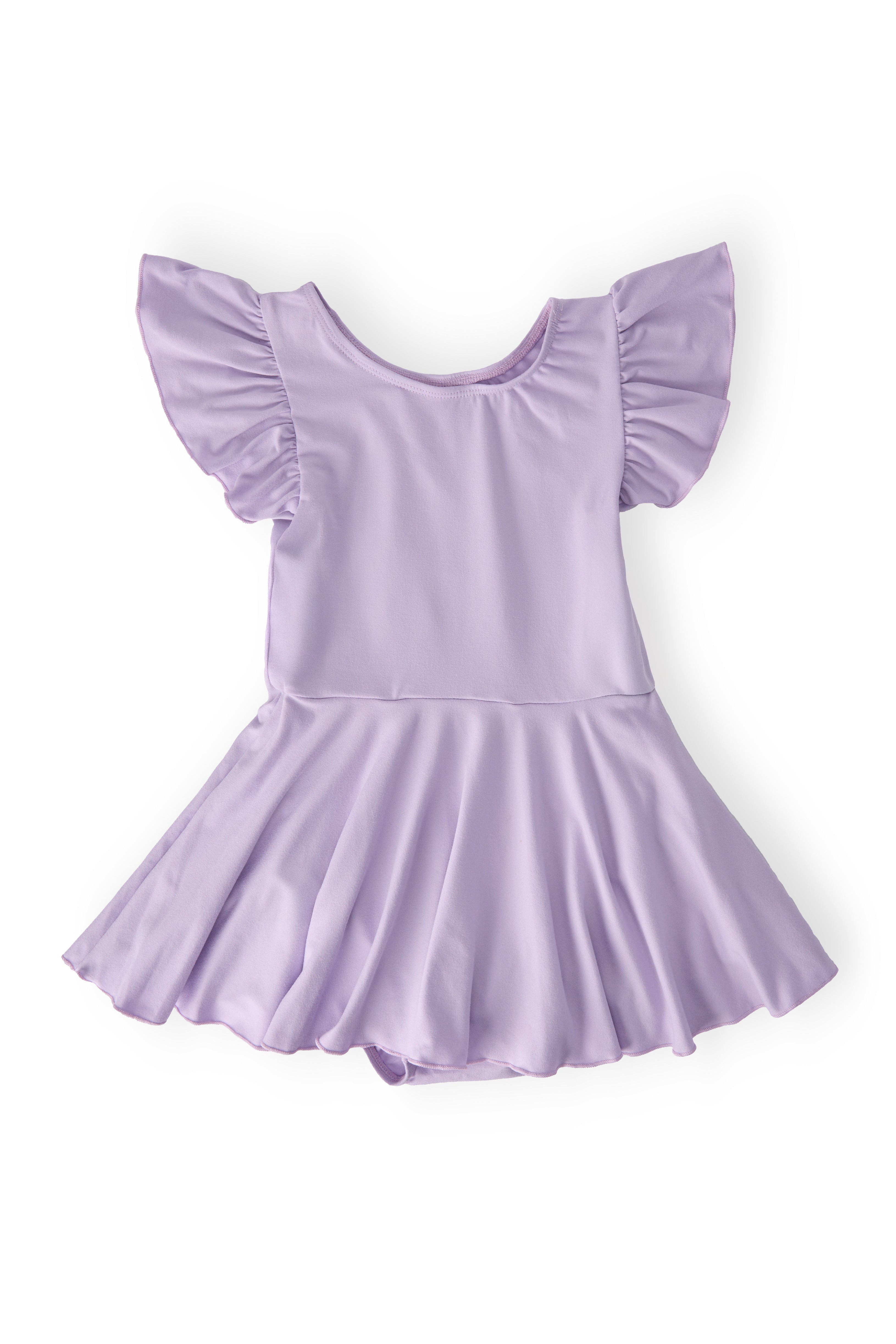 Mila & Rose ® Lavender S/S Twirl Leotard — main product shot