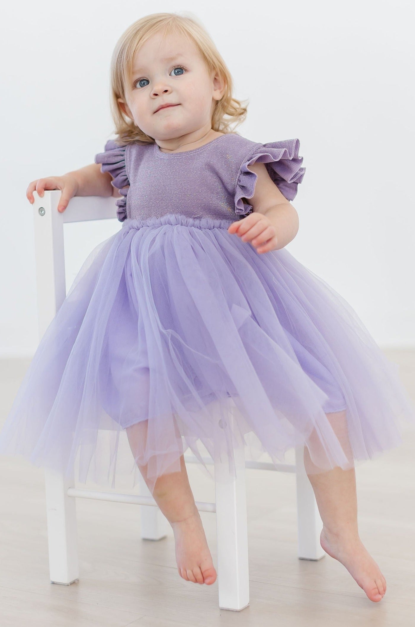Mila & Rose ® Lavender Shimmer Tutu Dress — alternative angle