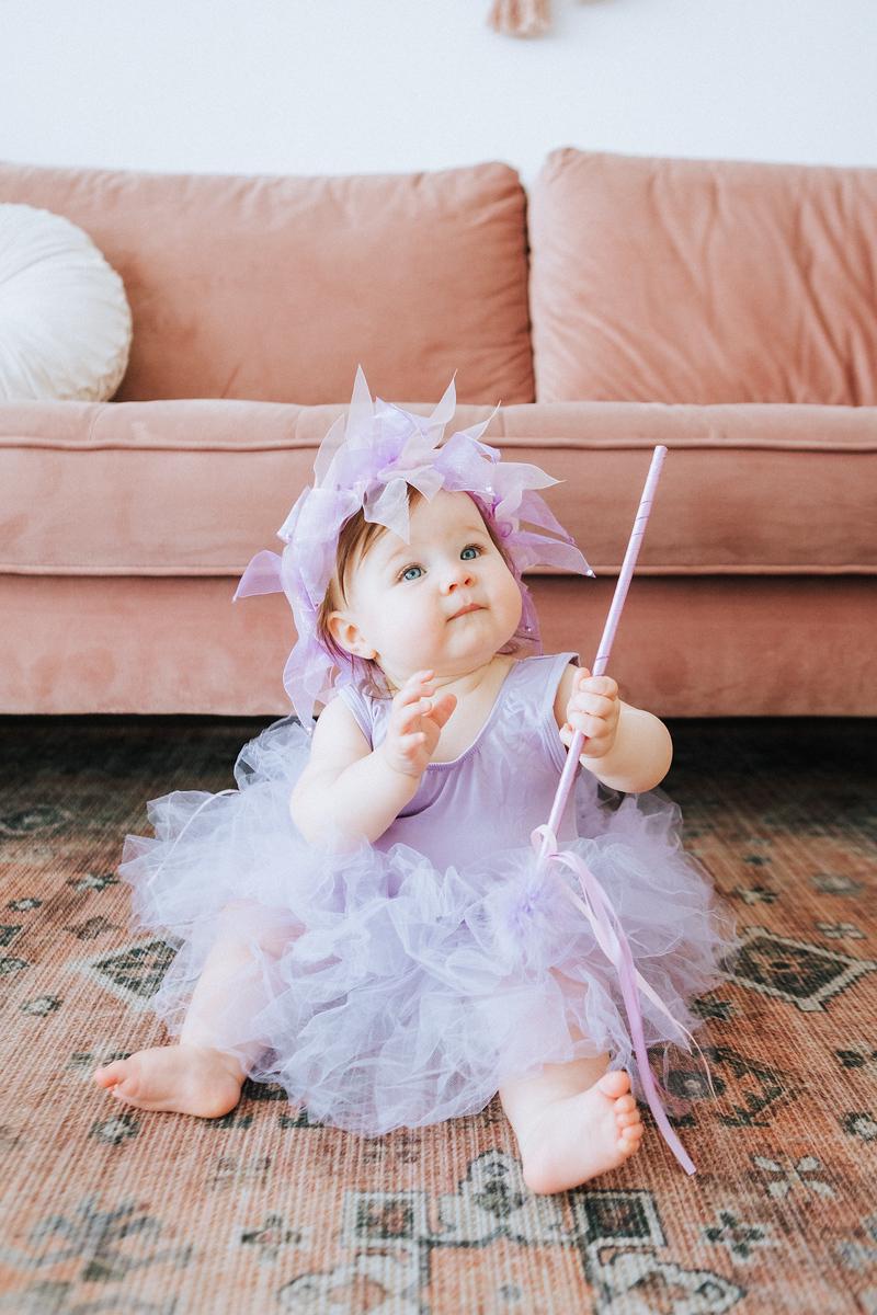 Mila & Rose ® Lavender Tank Tutu Leotard — detail close-up