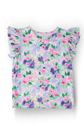 Mila & Rose ® Lavender Love S/S Ruffle Tee — main product shot