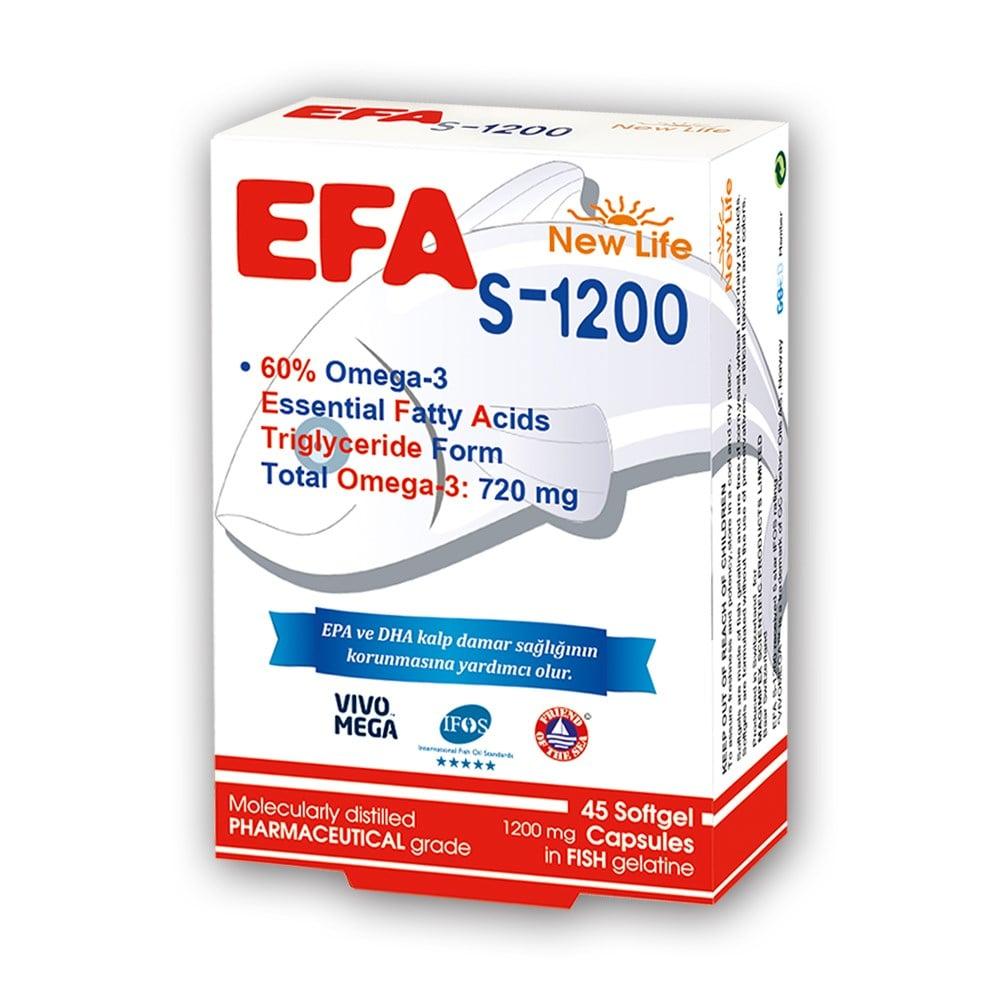 New Life Omega-3 Fish Oil - 45 Capsules - High Purity EPA & DHA