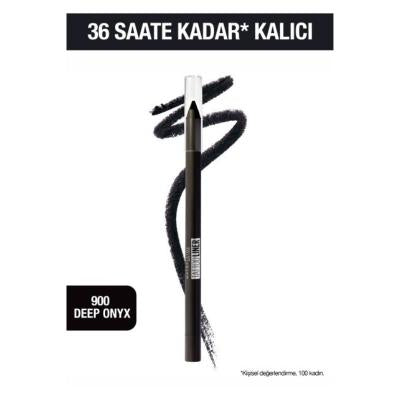 Maybelline Tattoo Liner Gel Eyeliner - 900 Deep Onyx: Waterproof, Smudge-Proof, Long-Lasting Black Eyeliner
