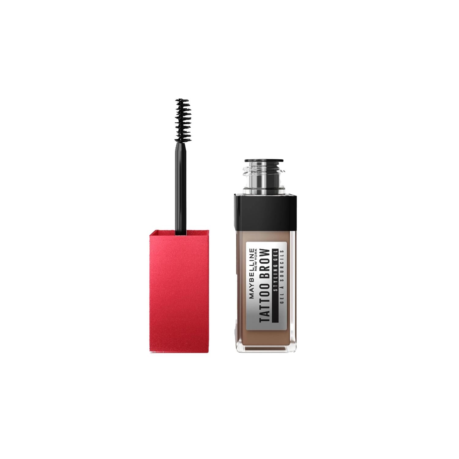 Maybelline Tattoo Brow 36H Styling Gel - Long-Lasting Eyebrow Styling for Fuller Brows
