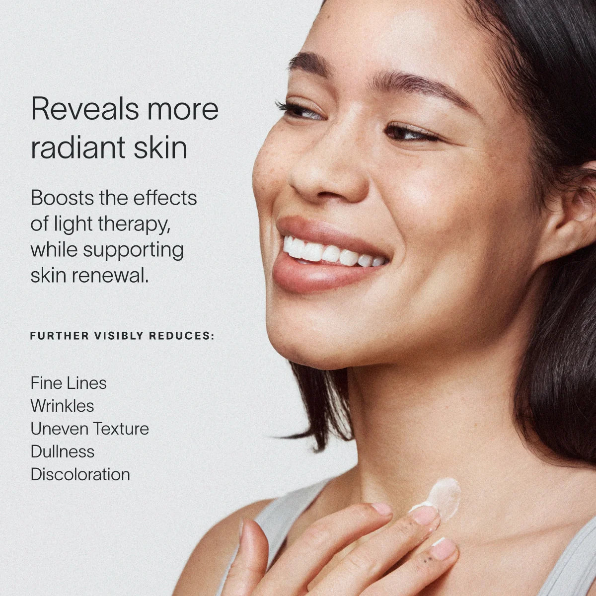 Solawave Light Therapy Boosting Face & Neck Serum — detail close-up