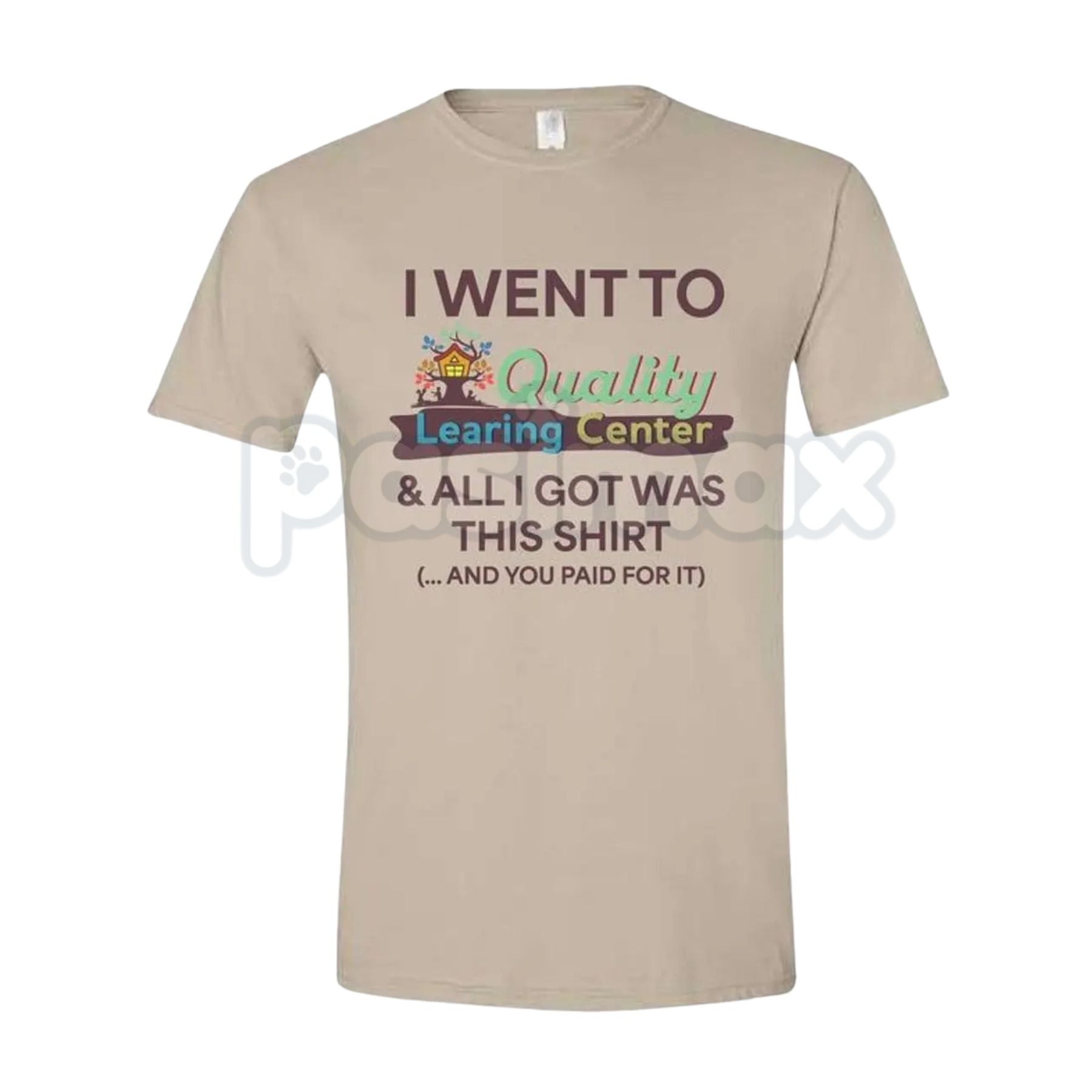 Pasimax Learning Center Comfy and Quality T-Shirt - Vintage 90s Daycare Aesthetic Tee, Retro Educational Parody Shirt, Nostal