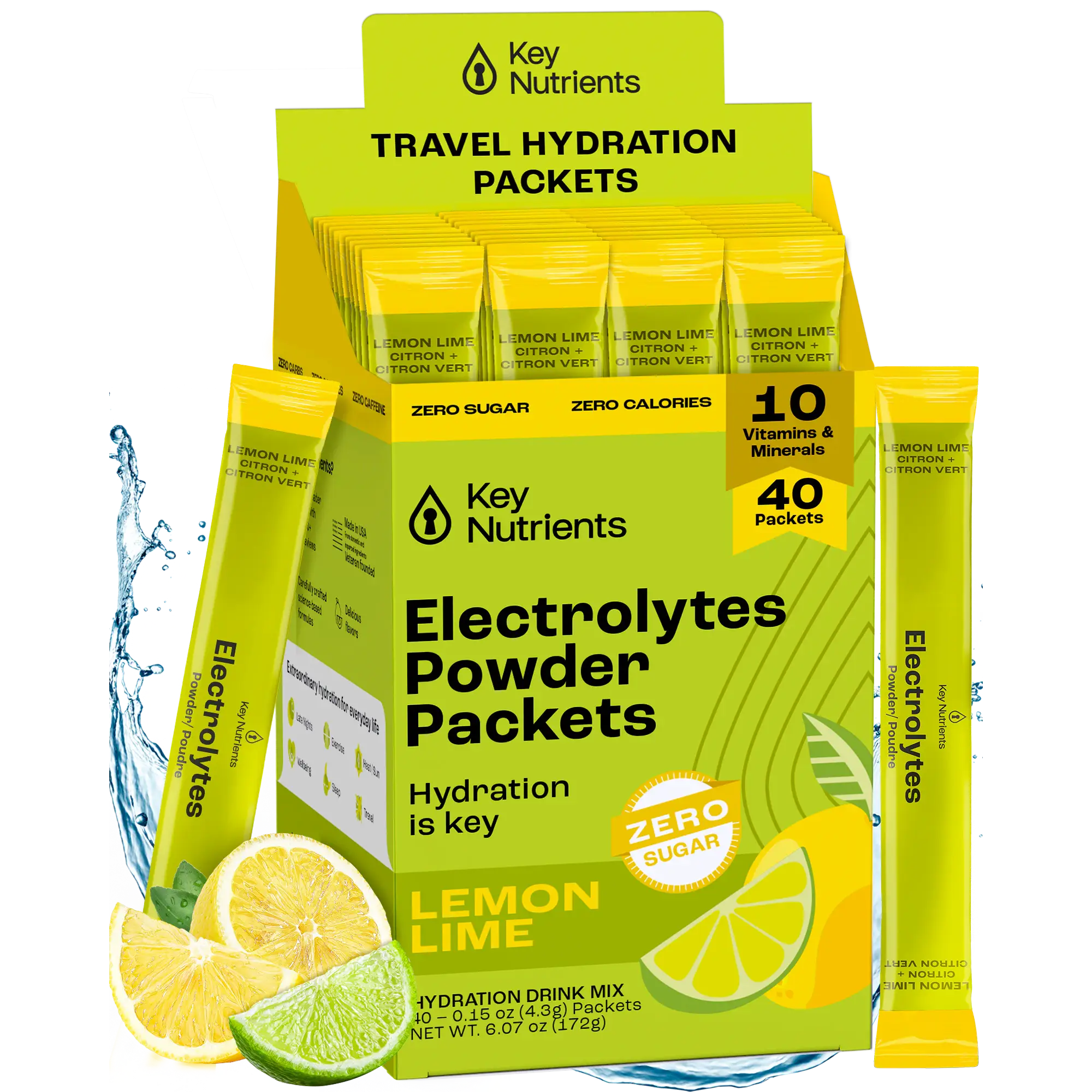 Key Nutrients Electrolyte Recovery Plus Powder (Sugar-Free) — feature highlight