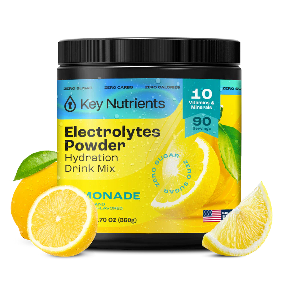 Key Nutrients Electrolyte Recovery Plus Powder (Sugar-Free) — detail close-up