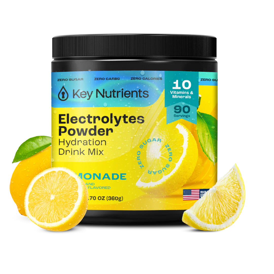 Key Nutrients Electrolyte Recovery Plus Powder (Sugar-Free) — detail close-up